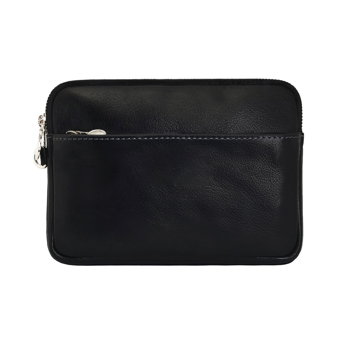 Minimalist Full Grain Leather Clutch With Detachable Wrist Strap