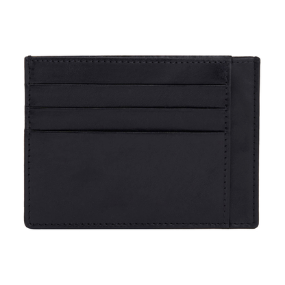 Nine-Slot Hand-Buffered Full Grain Leather Card Holder