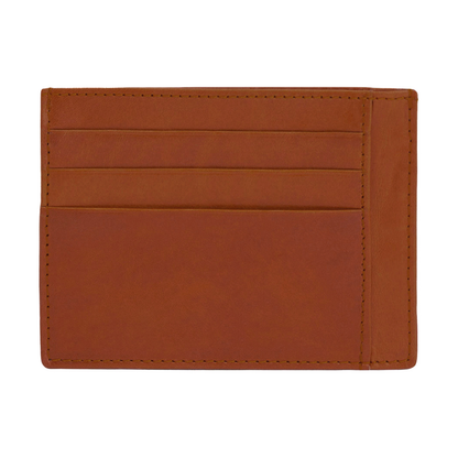 Nine-Slot Hand-Buffered Full Grain Leather Card Holder