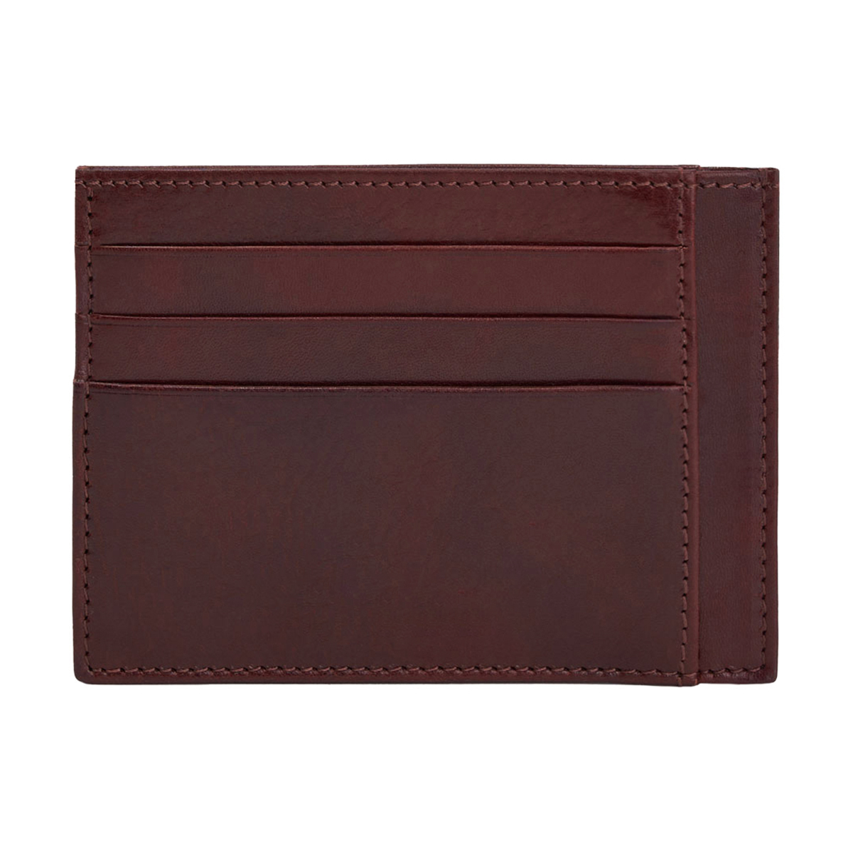 Nine-Slot Hand-Buffered Full Grain Leather Card Holder