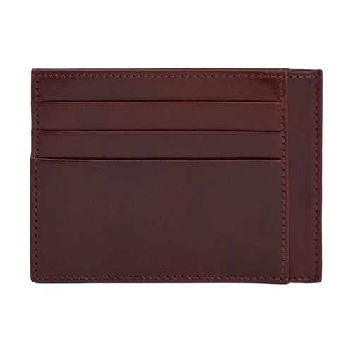 Nine-Slot Hand-Buffered Full Grain Leather Card Holder